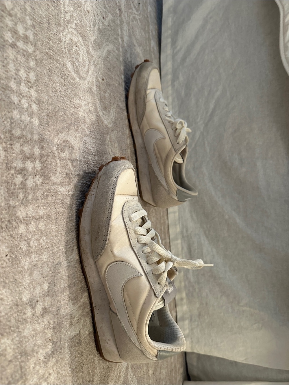 Nike Women's Off-White/Tan Vintage Runner Sneakers